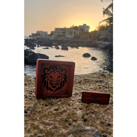 Coupelle bois sculpté premium WOULEY – service apéritif - Vide-poche design motifs animaux