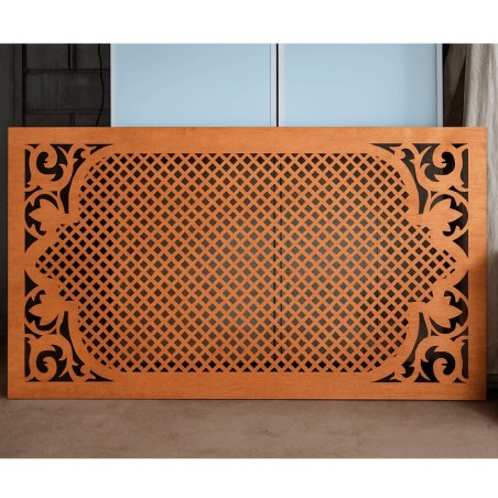 Panneau décoratif ajouré en bois – Fabrication artisanale CNC | WOULEY