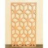 Panneau décoratif ajouré en bois – Fabrication artisanale CNC | WOULEY
