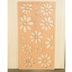 Panneau décoratif ajouré en bois – Fabrication artisanale CNC | WOULEY