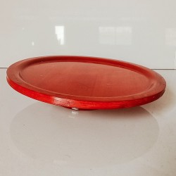 Assiette ronde en bois massif – Artisanale et naturelle | Wouley