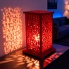 Luminaire décoratif en bois sculpté | Design artisanal