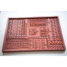 Plateau en bois gravé artisanal | Design ethnique africain | WOULEY