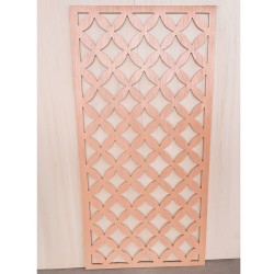 Panneau décoratif ajouré en bois – Fabrication artisanale CNC | WOULEY