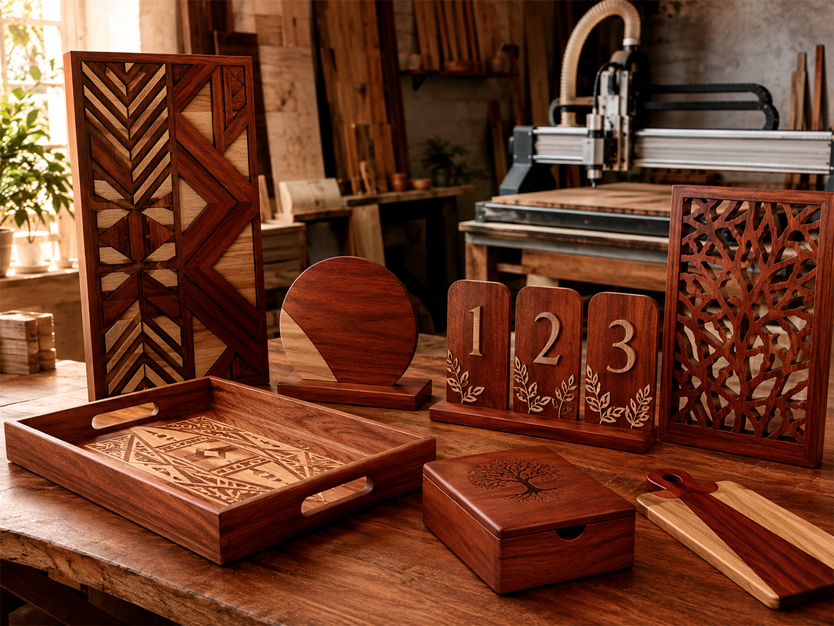 Créations sur mesure en bois fabriquées par WOULEY